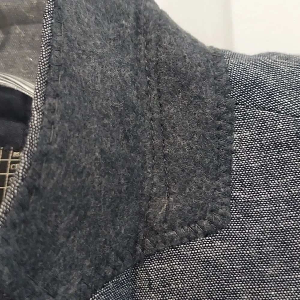Howe Men’s Blue Cotton Linen Blend Sport Coat Sz 36